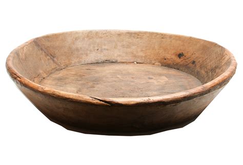 Place the flour, salt, yeast, olive oil and 300ml/10½fl oz of the water into a large bowl. Vintage Wooden Dough Bowl | Omero Home