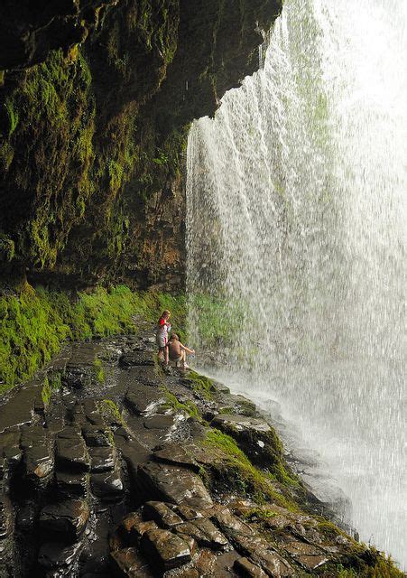 Under The Waterfalls Ystradfellte Wales Brecon