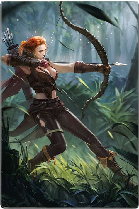 Ranger Fantasy Art Warrior Fantasy Art Women Fantasy Warrior