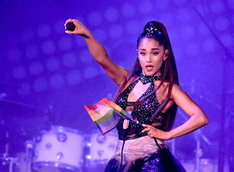 Ariana Grande Poses In Nothing But Body Paint