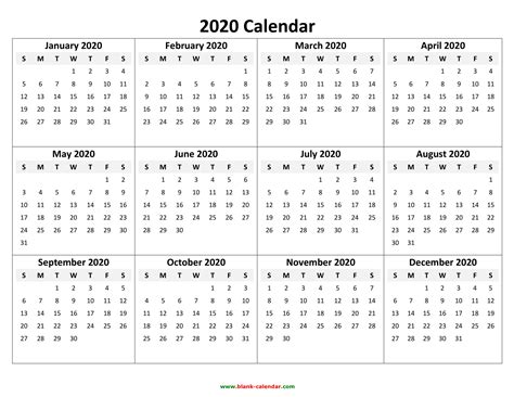 Free Blank Calendar Template Calendar Printables Free Blank