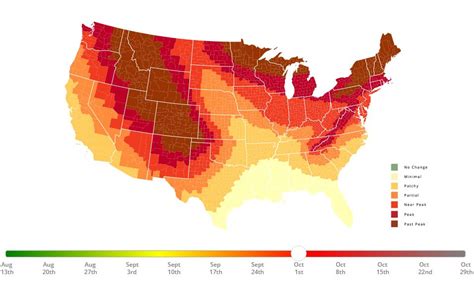 Map Shows When Michigans Fall Colors Will Peak In 2017