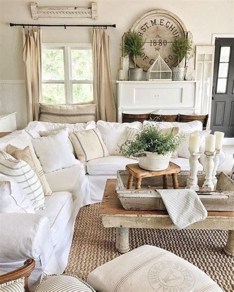 Chic Details For Cozy Rustic Living Room Décor Modern Farmhouse