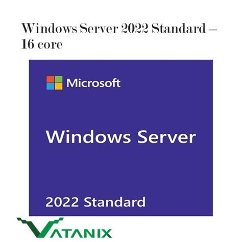 Windows Server 2022 Standard 16 Core License Pack Commercial Free Trial And Download