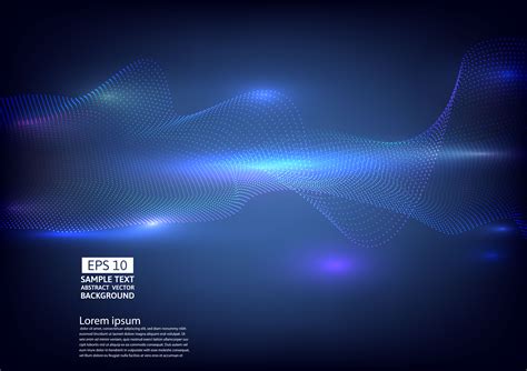 Particle Wave Abstract Background Design Vector Illustration 549872