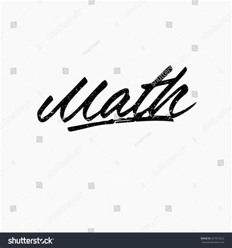 Hand Lettering Math Calligraphy Mrschimomot