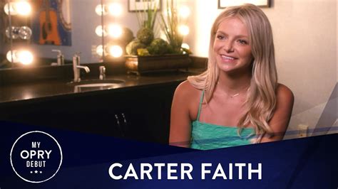 Carter Faith My Opry Debut Youtube