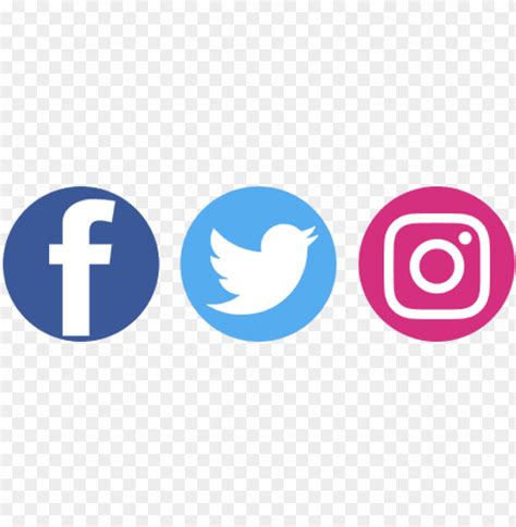 Free Download Hd Png Facebook Twitter Instagram Logo Hd Png