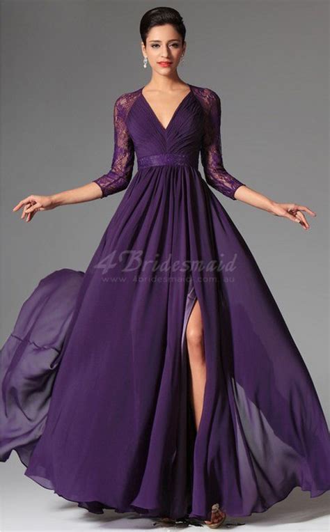 Please browse through our bridesmaid dresses and shop online with confidence as our site is safe and secure. A-line Purple Bridesmaid Dresses:Purple V-Neck Long ...