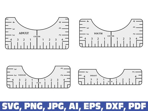 t-shirt alignment tool svg, Tshirt Ruler SVG Bundle, T-shirt Alignment