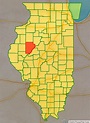 Map of Fulton County, Illinois
