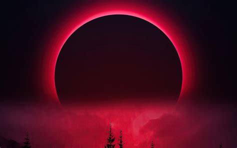 Blood Red Moon Wallpaper