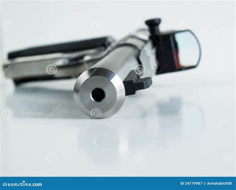 Handgun Stock Image Image Of Firearms Fire Metal Chamber 24779987
