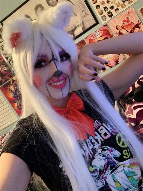 My Attempt At Funtime Foxy Makeup I Hope To Actually Cosplay Them Someday Fivenightsatfreddys