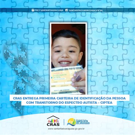 Cras Entrega Primeira Carteira De Identifica O Da Pessoa Com Transtorno Do Espectro Autista