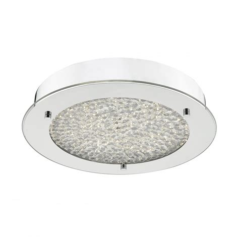 We can also install the led lights to bathroom ceiling. Dar Lighting Peta LED Bathroom Flush Ceiling Light in ...