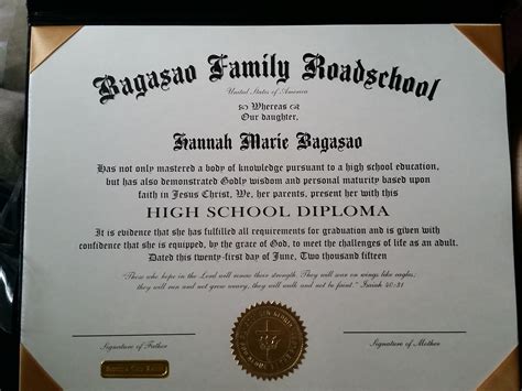 Diplomas For Homeschooled Students Aka The Diploma That Made Me Cry