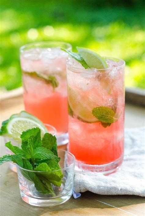 Campari Mojito Punch 14 Ounce About 4 Large Sprigs Fresh Mint Plus