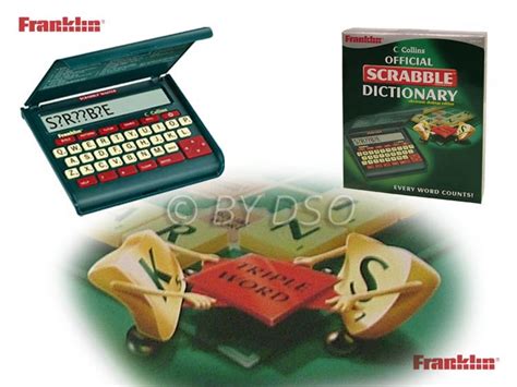 Franklin Collins Official Scrabble Dictionary Electronic Desktop
