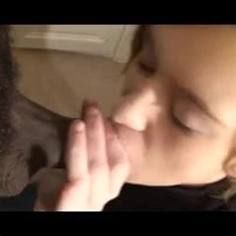 white girl sucks black cock and receive cum in mouth xhamster