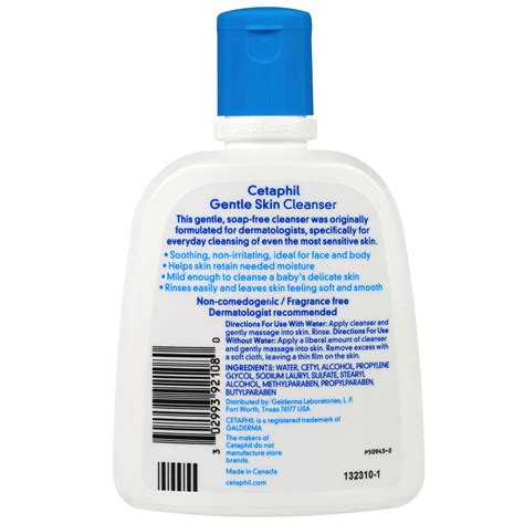 Cetaphil Gentle Skin Cleanser 8 Fl Oz 237 Ml