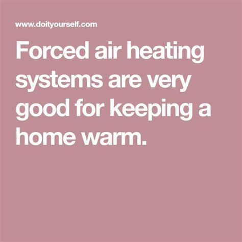 How To Balance The Air Flow Of Forced Air Heating Forced Air Heating