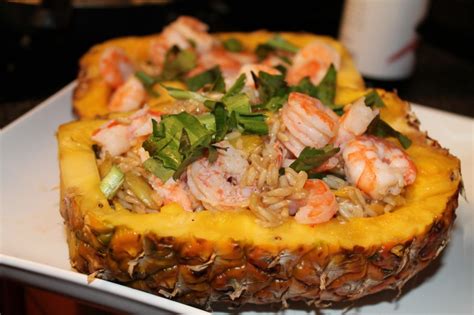 Maybe you would like to learn more about one of these? Shrimp & Rice in Pineapple Bowl - Peppers of Key West