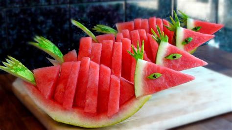 Decide for yourself based on the facts below. HOW TO QUICKLY CUT AND SERVE A WATERMELON BIRDS!!!!! - YouTube