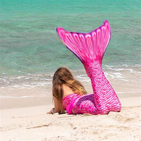 Fin Fun Mermaid Tail Reinforced Tips Monofin Included New Malibu
