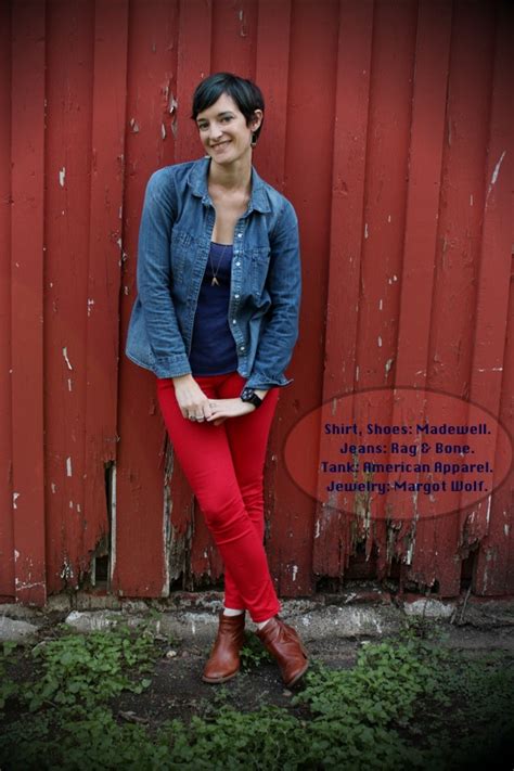 Red Jeans And Ankle Boots Trophy Boutique