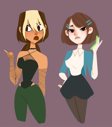 Reverse Personality Au Courtney And Gwen R Totaldrama