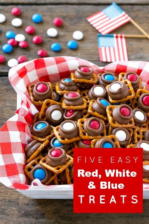 5 Easy Red White And Blue Treats Dinner At The Zoo