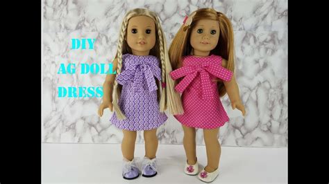 How To Sew An A Line Dress For American Girl Doll Free