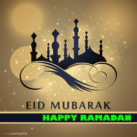 Eid Mubarak Greetings Eid Mubarak Greeting Card Prokerala Greeting