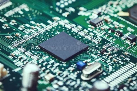 Electronic Board Stock Image Image Of Data Connectivity 52423423