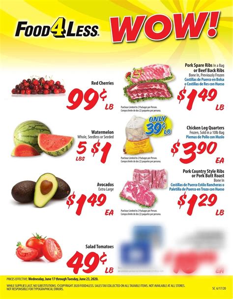 Enjoy your shopping experience when you visit our supermarket. Food 4 Less Ad Circular - 06/17 - 06/23/2020 | Rabato