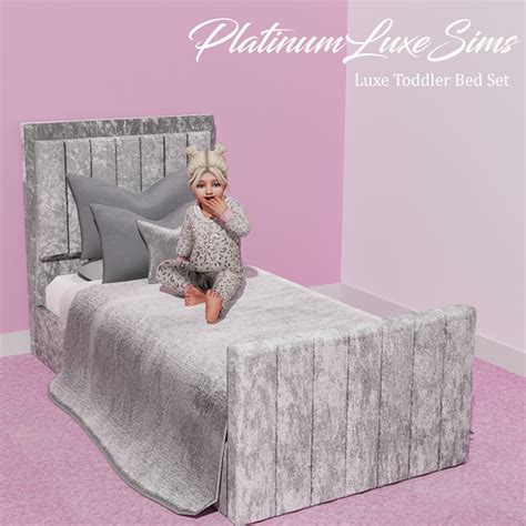 Luxe Toddler Bed Set The Sims 4 Build Buy Curseforge