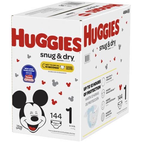 Huggies Snug And Dry Size 1 Baby Diapers 144 Count 144 Ct Ralphs