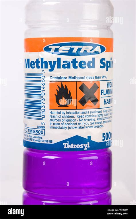 Methylated Spirit Bottle Stock Photo Royalty Free Image 15590131 Alamy