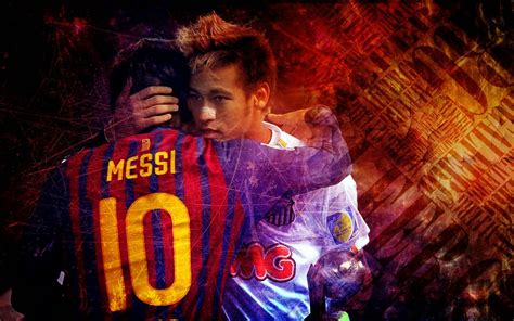 Neymar And Messi 2014 Barcelona Hd Desktop Wallpaper ~ C A T