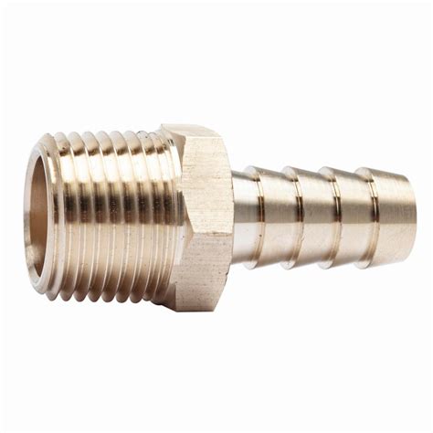 Ltwfitting 38 In Id Hose Barb X 38 In Mip Lead Free Brass Adapter