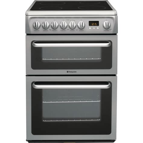 Hotpoint Electric Freestanding Double Cooker 60cm Dsc60s S1 Hotpoint