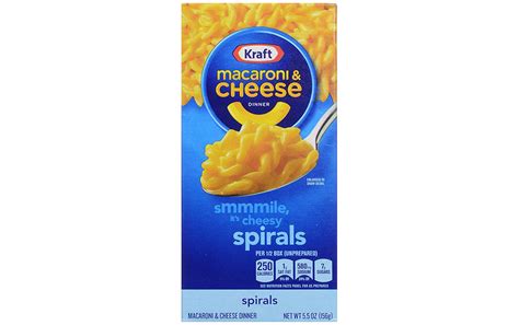 Kraft Macaroni And Cheese Dinner Spirals Box 156 Grams Reviews