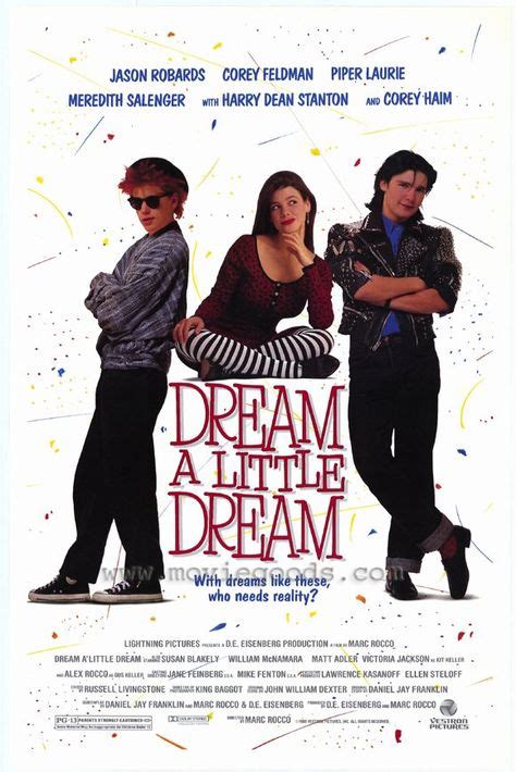 Dream A Little Dream 1989 Starring Corey Haim Corey Feldman Jason Robards And Meredith