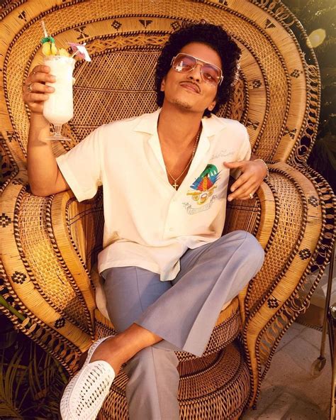 Spotted Bruno Mars Serves Up Summer Vibes In Saint Laurent And Bode