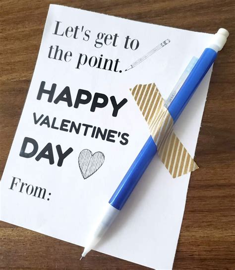 Pencil Valentine Free Printable 320 Sycamore