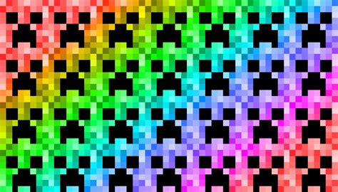Minecraft Rainbow Background