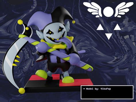 Free Stl File Jevil Deltarune 🦸・3d Printable Object To Download・cults
