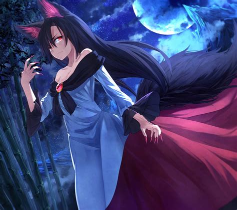 Cute Anime Wolf Girl Wallpapers Top Free Cute Anime Wolf