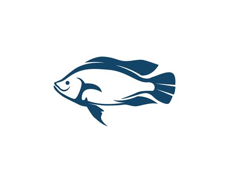 Fish Logo Template Creative Vector Symbol Of Fishing Club Or Online